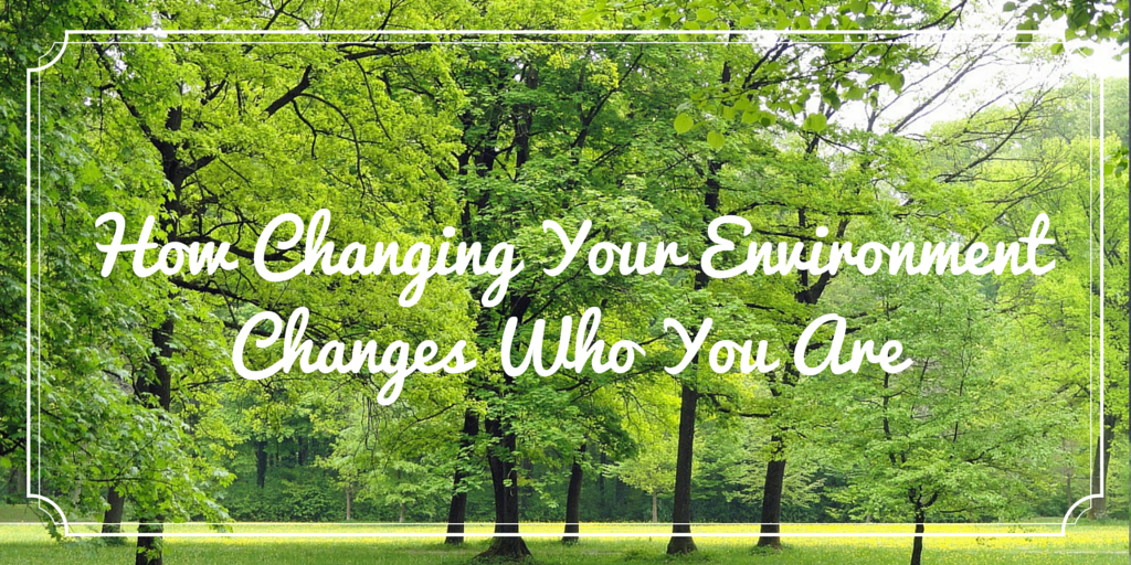 How Changing Your Environment Changes Who You Are — Nextfem